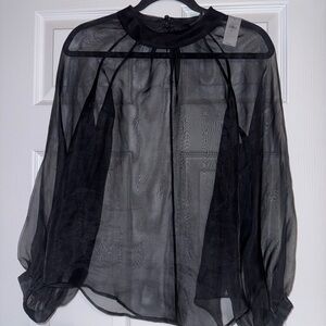 Mirage Silk Organza Shirt